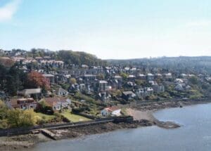 Newport-on-Tay with view of Tay Bridge – service area for Letsgo TNT Gas