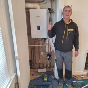image of a new boiler installation by Letsgo TNT Gas