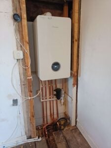Image of a new boiler installattion in Freuchie, Fife by Letsgo TNT Gas Team